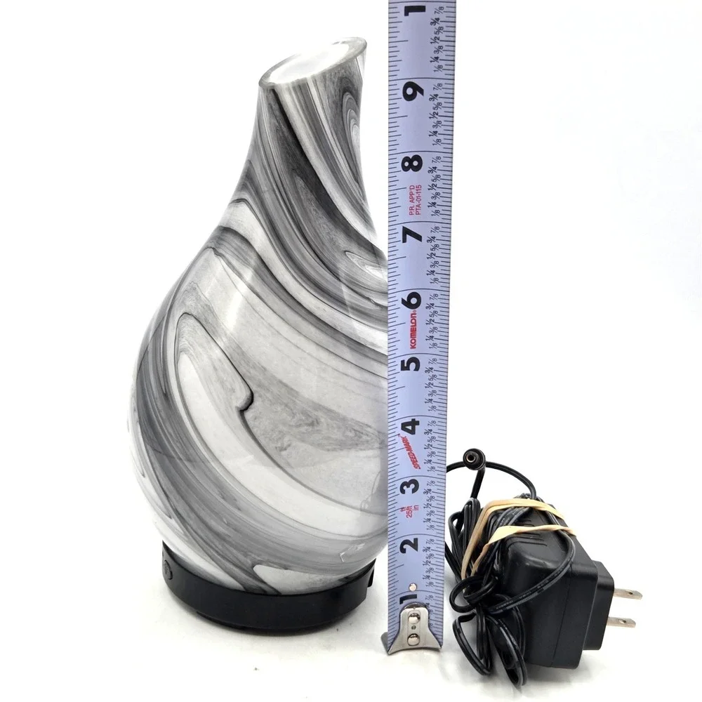 Devanti Hand Blown Marble Glass Ultrasonic Aromatherapy Diffuser